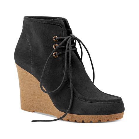 michael kors non slip raised wedges|Michael Kors black wedge booties.